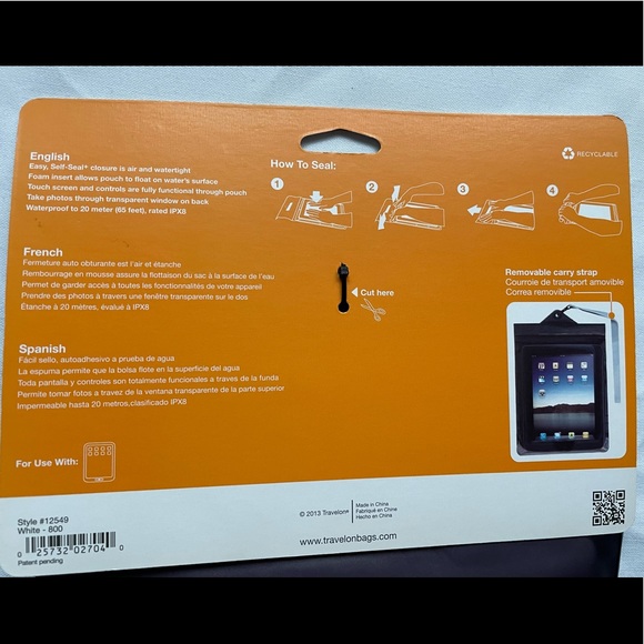 Waterproof iPad Tablet Pouch Case Touch Screen - Picture 5 of 5